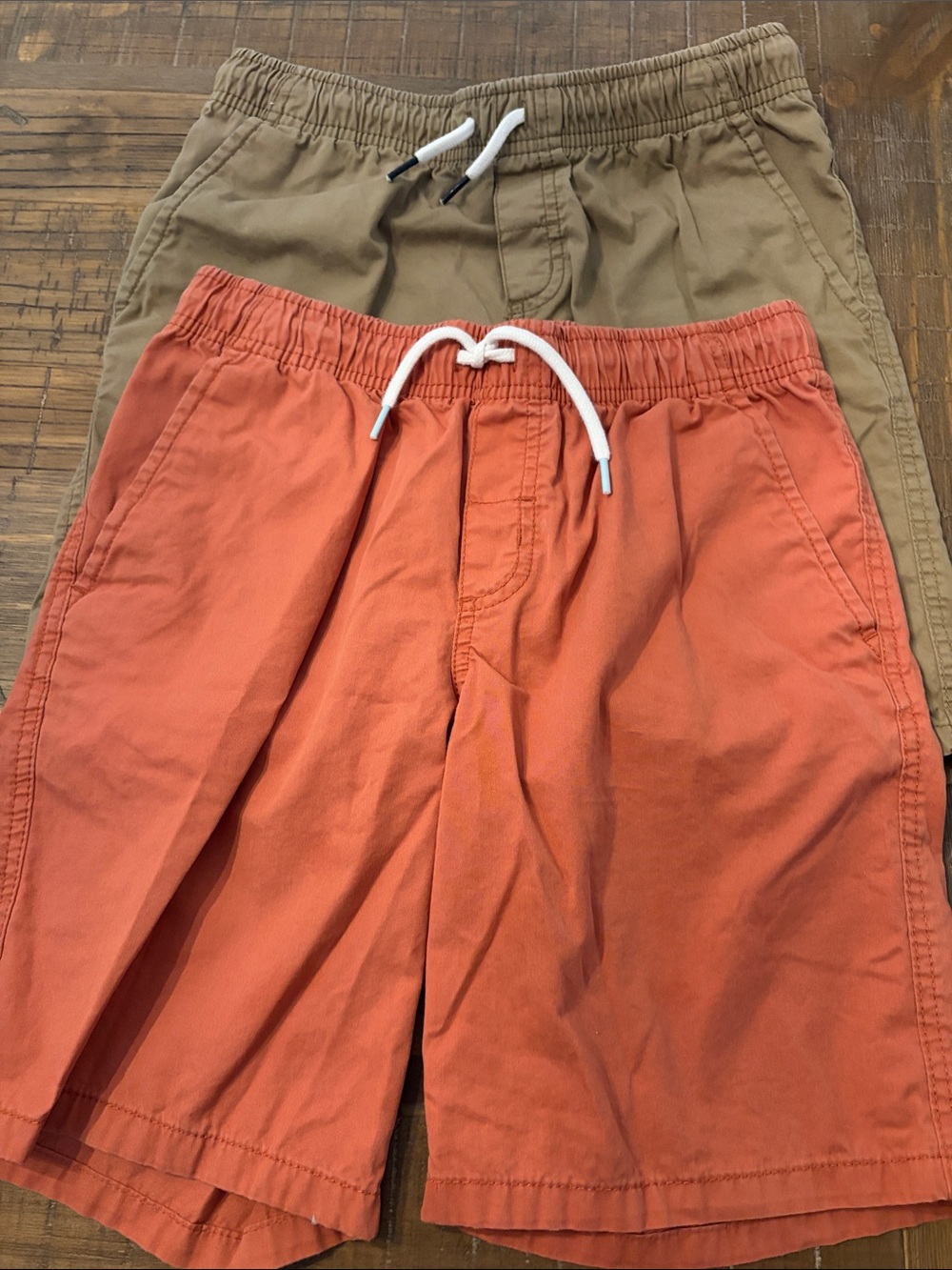 Cat & Jack boys Drawstring Shorts - Rust and Tan